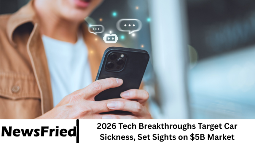 2026 Tech Breakthroughs Target Car Sickness, Set Sights on $5B Market
